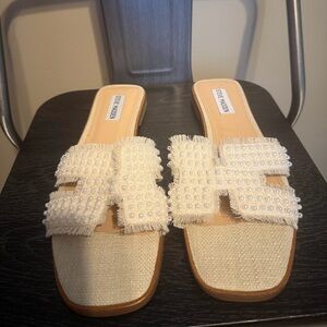 Steve Madden Pearl Embellished Sandals